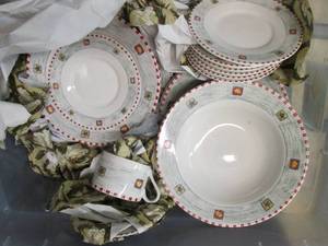 Gibson dinnerware set...