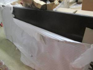 Large wood table top with no legs, ...