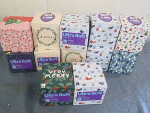 12 Boxes of ultra soft facial tissu...
