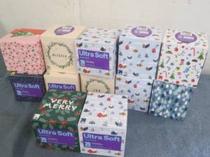 12 Boxes of ultra soft facial tissu...