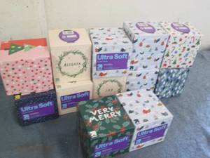 12 Boxes of ultra soft facial tissu...