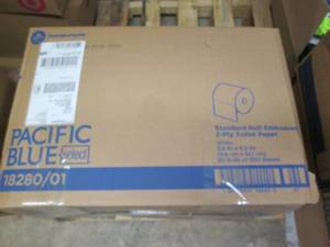 80 Rolls Pacific Blue toilet paper...