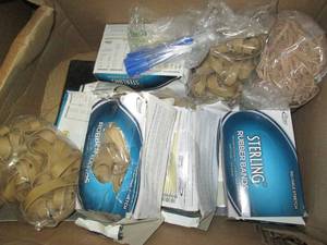 Large quantity of assorted size rub...