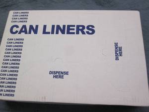 125 40-45 gallon can liners...
