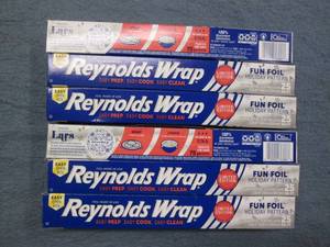 6 Reynolds aluminum foil rolls...