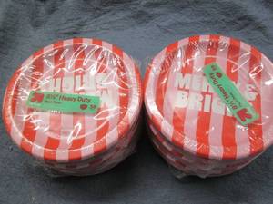 6 38 Count large paper plates...