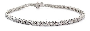 2.04 Carat Diamond Bracelet in 10K White Gold $3,895 Retail VIDEO