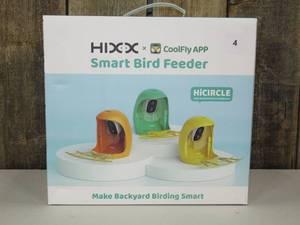 HIXX® Smart Bird Feeder with Camera, Birdwatching Camera AI Identify Coolfly App