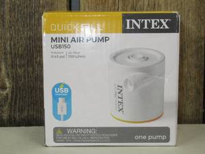 Intex Quick Fill Cylinder Mini USB Air Pump Universal Electric Airbed Device