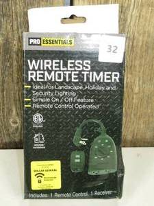 Pro Essentials Wireless Remote Timer Control Landscape Security
