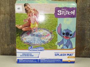 Disney Stitch Splash Mat Water Fun Toy for Kids Ages 1