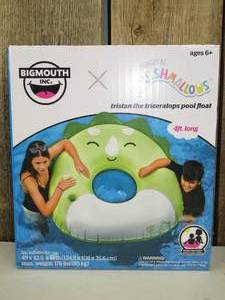 BigMouth x Squishmallows Original Tristan the Triceratops Giant Pool Float