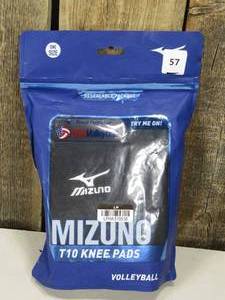 Mizuno T10 Plus Volleyball Knee Pads - Black Adult Protective Gear, Pull-On Design