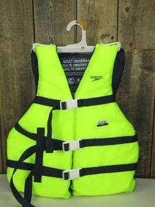 Speedo Adult Basic Life Jacket Vest - Lime Green