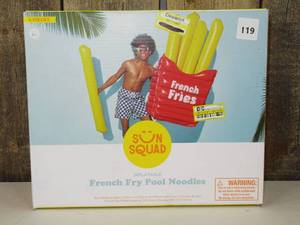 SUN SQUAD FRENCH FRY NOVELTY FLOAT - YELLOWRED