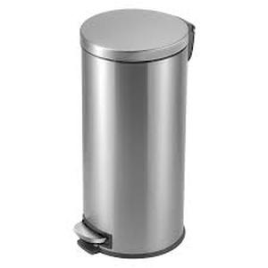 Stylewell 30L Stainless Steel Round Step Trash Can
