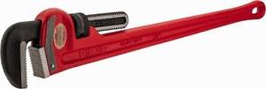 Red 36 in. Heavy Duty Cast Steel Adjustable Straight Pipe Wrench