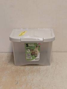 NEW 5LBS PET FOOD CONTAINER