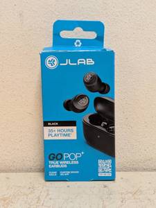 NEW JLAB GO POP TRUE WIRELESS EARBUDS BLACK