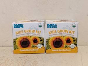 (2) NEW BACK TO THE ROOTS KIDS GROW KIT ORGANIC GIANT SUNFLOWER
