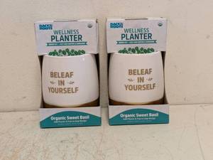 (2) NEW BACK TO THE ROOTS GROW KIT ORGANIC SWEET BASIL