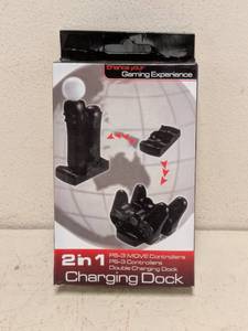 NEW NEW 2 IN 1 CHARGING DOCK FOR PS3