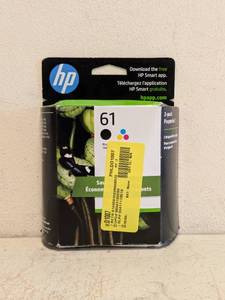 NEW HP 61 LASER INK CARTRIDGES 2PK