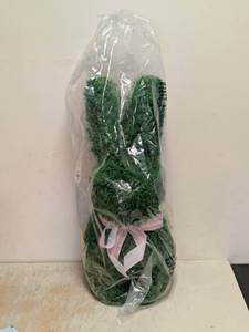 NEW FAUX GRASS SITTING BUNNY