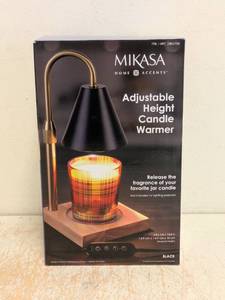MIKASA HOME ACCENTS ADJUSTABLE HEIGHT CANDLE WARMER