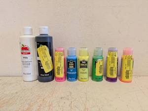 NEW ASSORTED CRAFT PAINTS