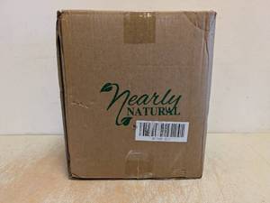 NEW NEARLY NATURAL 10x10BOXWOOD MAT 12PC