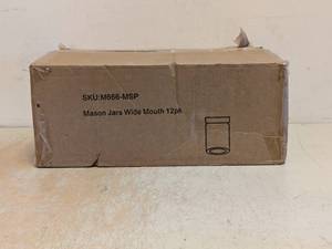 NEW MASON JARS 12PK