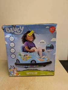 NEW BLUEY 6V BATTERY POWERED BUMPER CAR