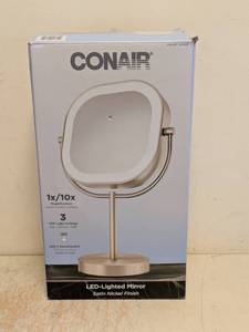 NEW CONAIR LED LIGHTED MIRROR