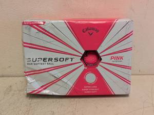 NEW CALLAWAY SUPERSOFT GOLF BALLS PINK