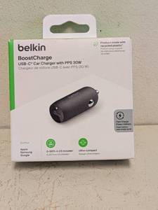 NEW BELKIN BOOST CHARGE USB-C CAR CHARGER