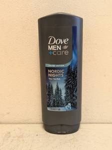 NEW DOVE MENS  CARE LIMITED EDITION NORDIC NIGHTS BODY  FACE WASH