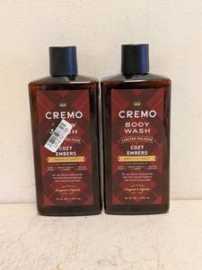 (2) NEW CREMO LIMITED RELEASE COZY EMBERS BODY WASH