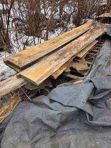 6- Live Edge Maple Slab Wood