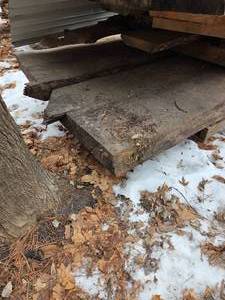 2- Live Edge Hard Maple Slab Wood