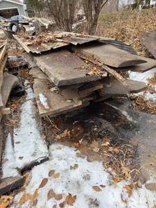 20- Live Edge Mixed Maple, Ash & Pine Slab Wood