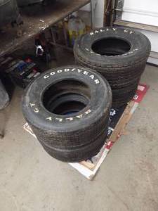 4- Goodyear Rally GT G60-14 Tires