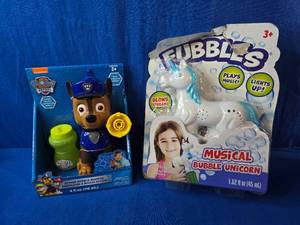 New Paw Patrol Bubble Blower Unicorn Musical Bubble Blower