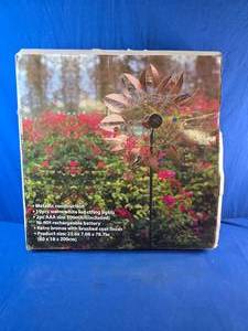 Solar Wind Spinner Garden Decor