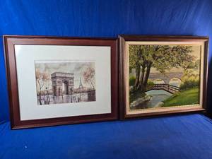 (2) Framed Prints