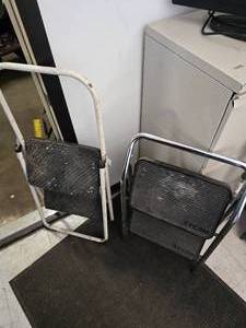 (2) Folding Step Stools