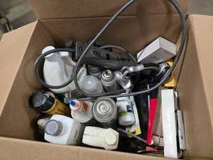 Mystery Box of Assorted Garage Items