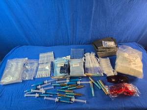 Large lot of Assorted Teeth Whitening Products and Accessories