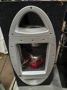 Car Subwoofer Enclosure with Two Rockford Fosgate Subwoofers