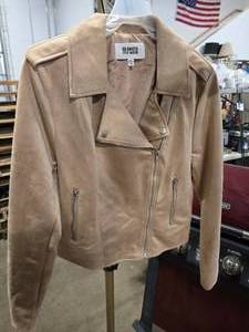 (New) BB Dakota by Steve Madden Faux Suede Moto Jacket Size XXL